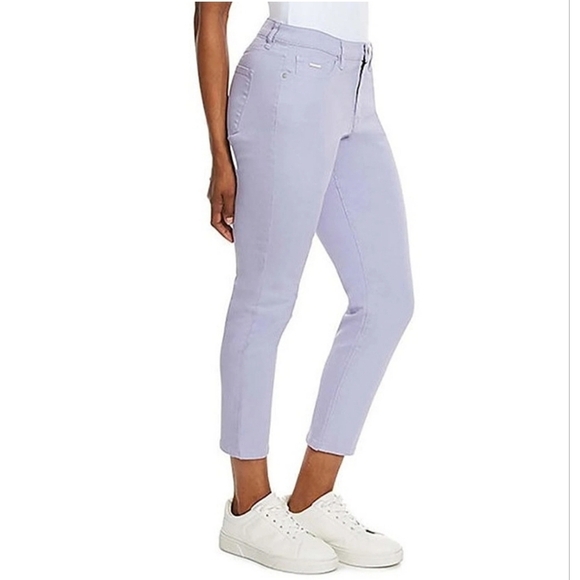 Nine West Gramercy Crop Purple Jeans Size 6 - Picture 1 of 15